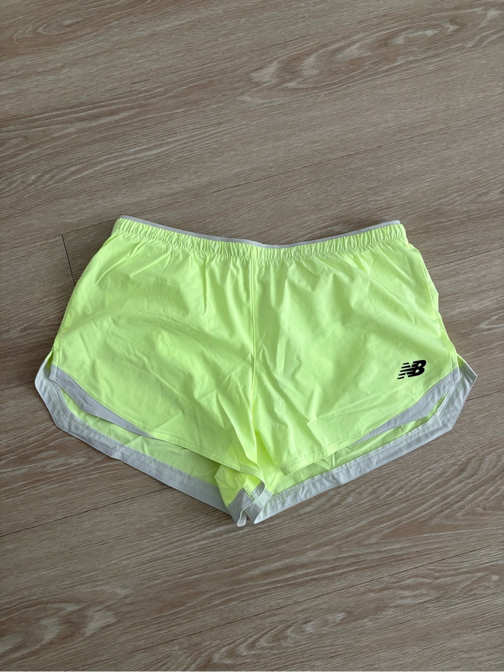 New Balance Bright Neon Yellow Women's Athletic Shorts